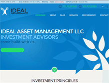 Tablet Screenshot of idealassetmanagement.com
